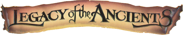 Legacy of the Ancients logo for Commodore 64